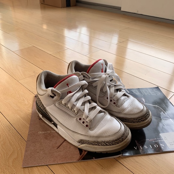 Jordan 3 white/cement size 9.5 (SOLD) - Picture 15 of 16